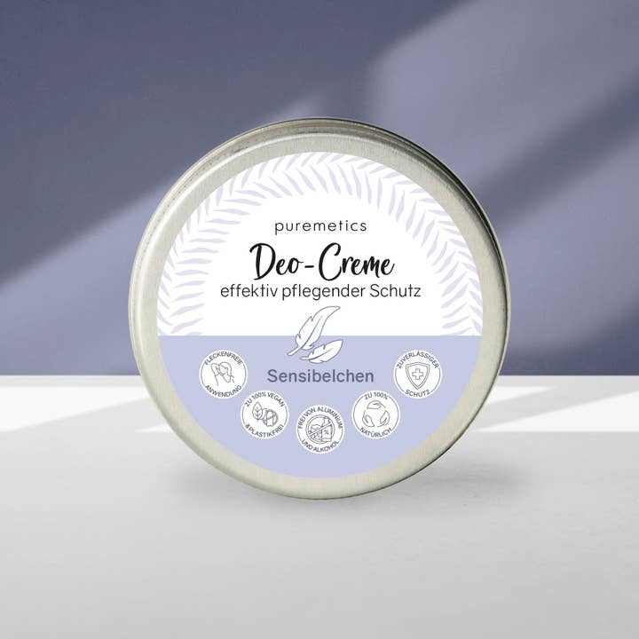 'Sensible' deodorant cream for wholesale by puremetics GmbH