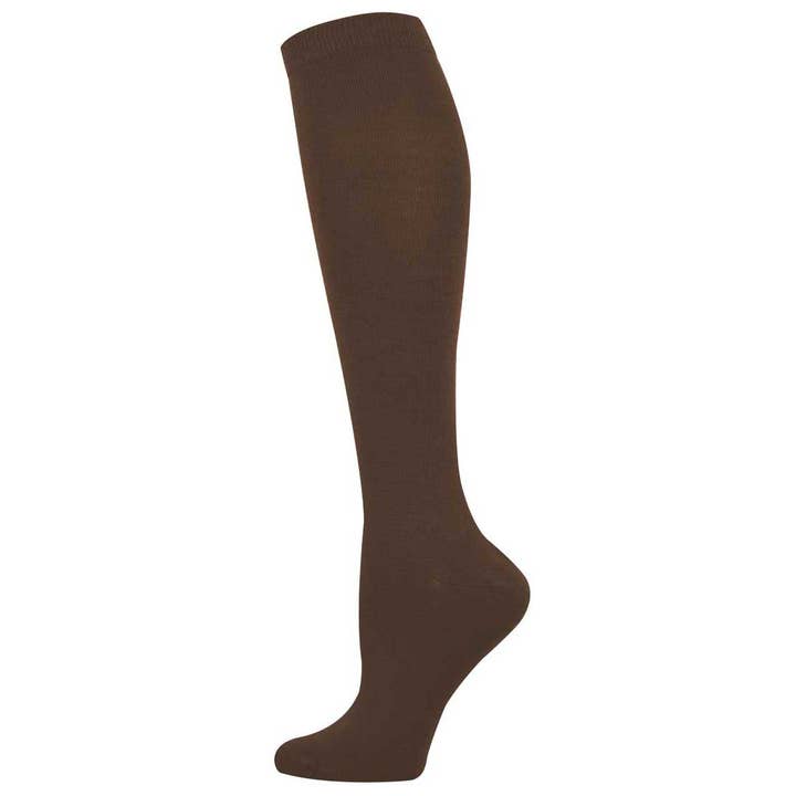 Lot de 6 paires de chaussettes hautes en bambou unies pour la vente par Socksmith Europe
