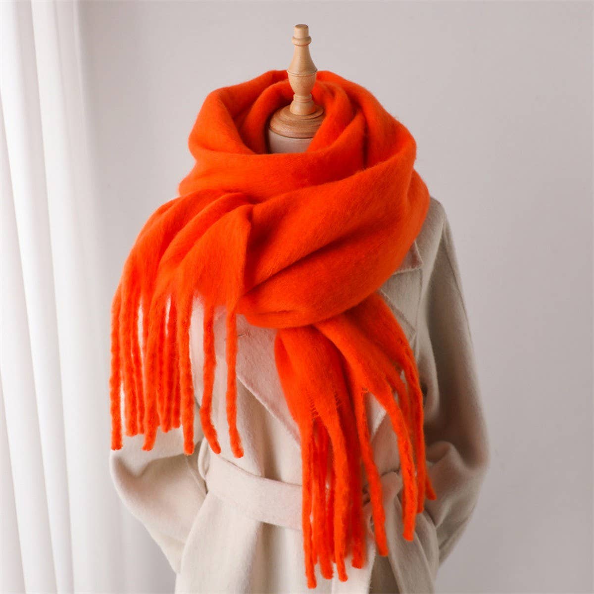 ACCITY - Wholesale Scarf - Women's - Mohair Tassel Scarf for Winter, Unisex Long Shawl_CWASC096522
