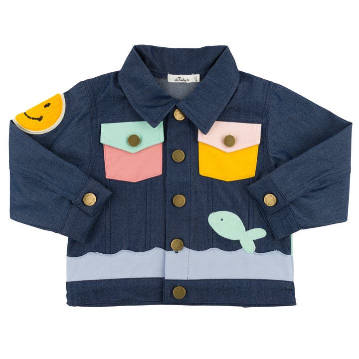 Casaco de Ganga Lyocell Sunrise Dylan por atacado de oh baby!