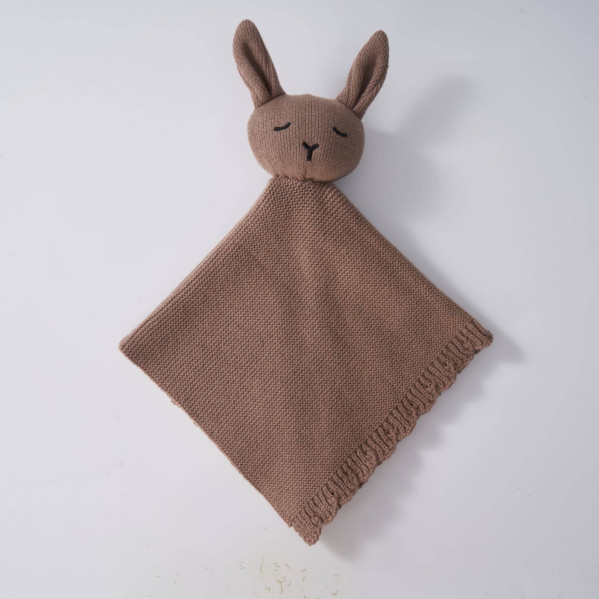 Zoe Sage - Vente Couverture douillette – bébé - Couverture doudou tricotée - Moka0