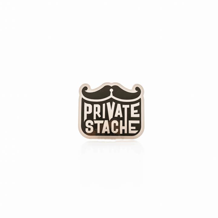 Private Stache - Vente Autocollant - Autocollant stache privé1