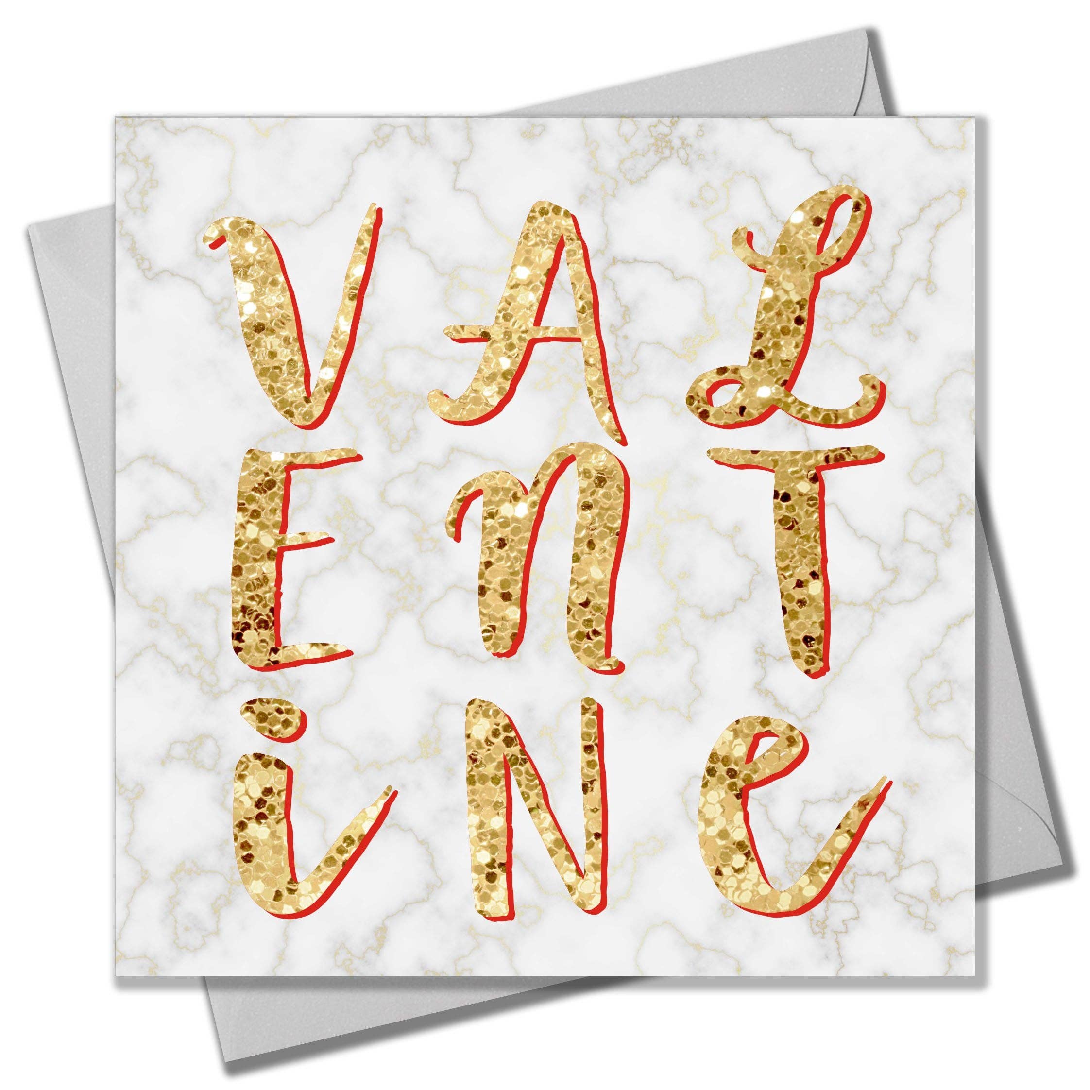 Claire Giles Ltd – wholesale Valentine's Day card – Valentine's Day Card, Marble background, Valentine0
