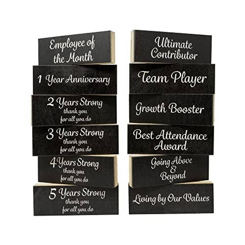 JennyGems – wholesale Desk/tabletop sign – Employee Recognition Gifts, Anniversary and Motivation