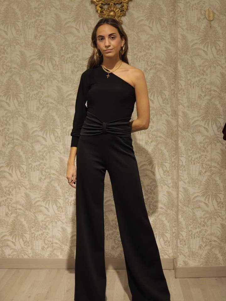 Bombon Spain - MIlagros Pedregal – Engroshandel Bukser - Dame – Jota Black Bukser4