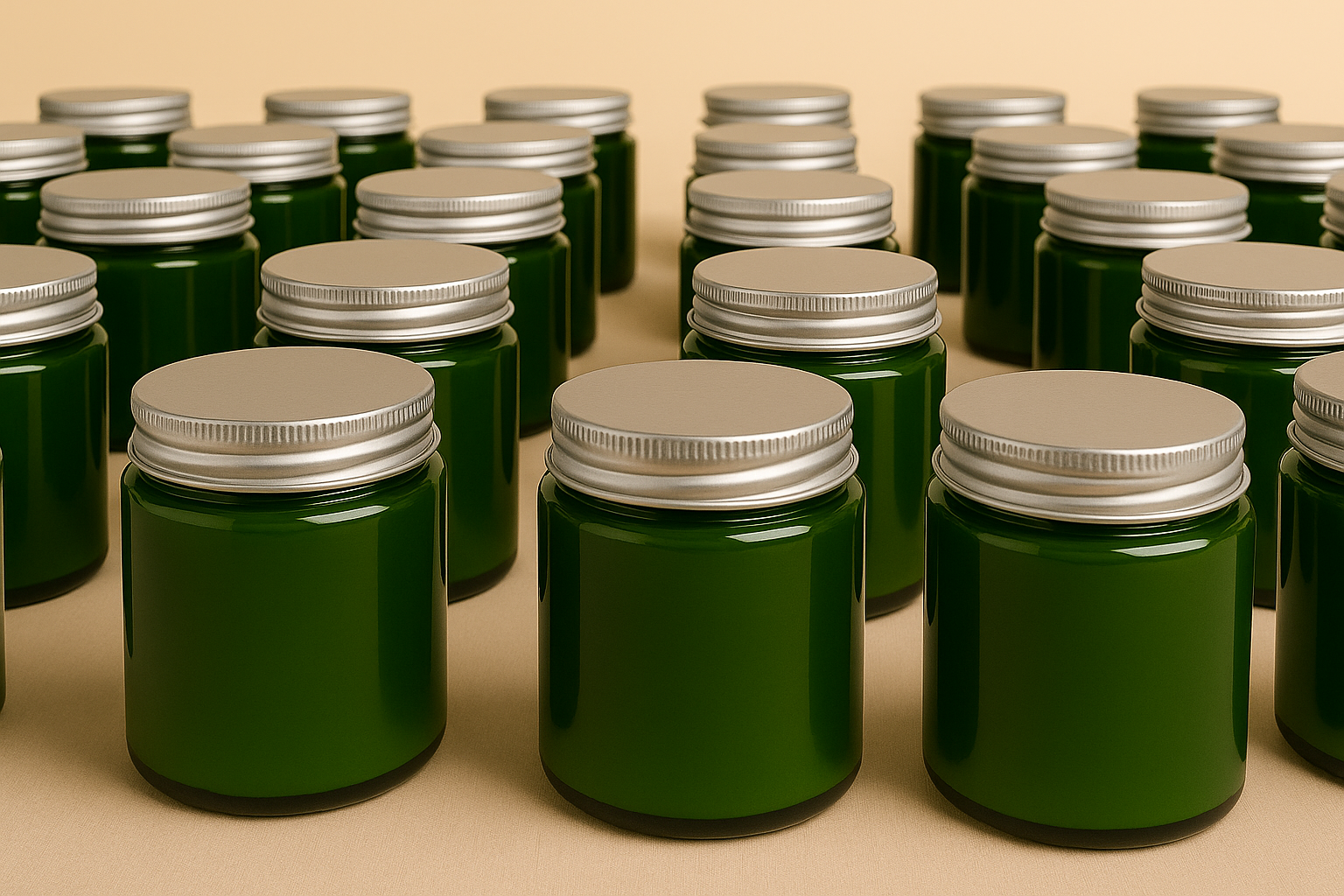 Votive - Wholesale Jar/Filled Candle - Personalized Green Eco Soy Wax Candle – 8oz No Label Jar 4