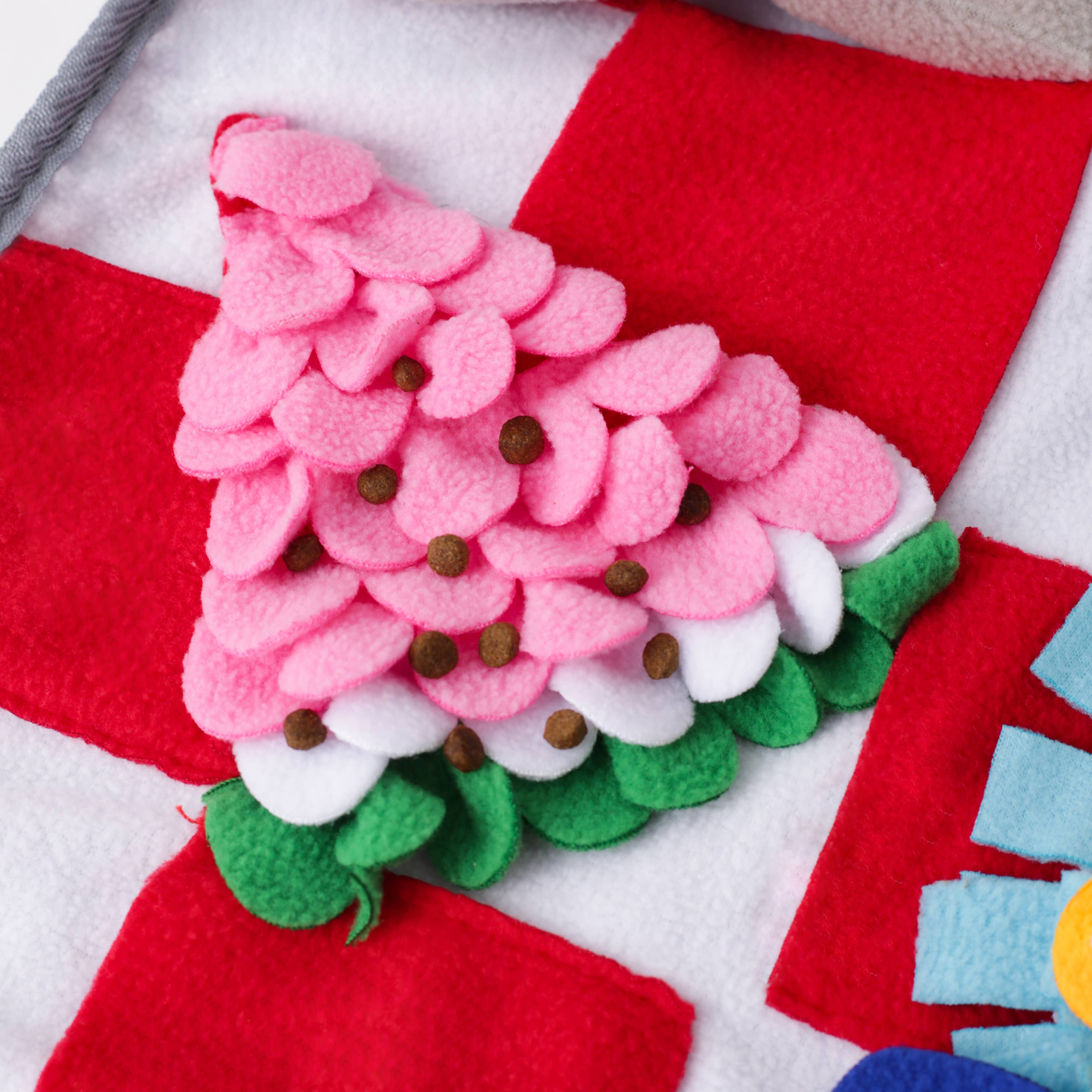 LUFTPETS - Wholesale Pet Mat - Dog - Red Bone Snuffle Mat for Dogs – 24" Squeaky Enrichment Toy7