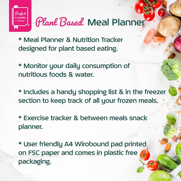 Perfect Planner Company - Wholesale Planner - Plant Based Meal Planner3