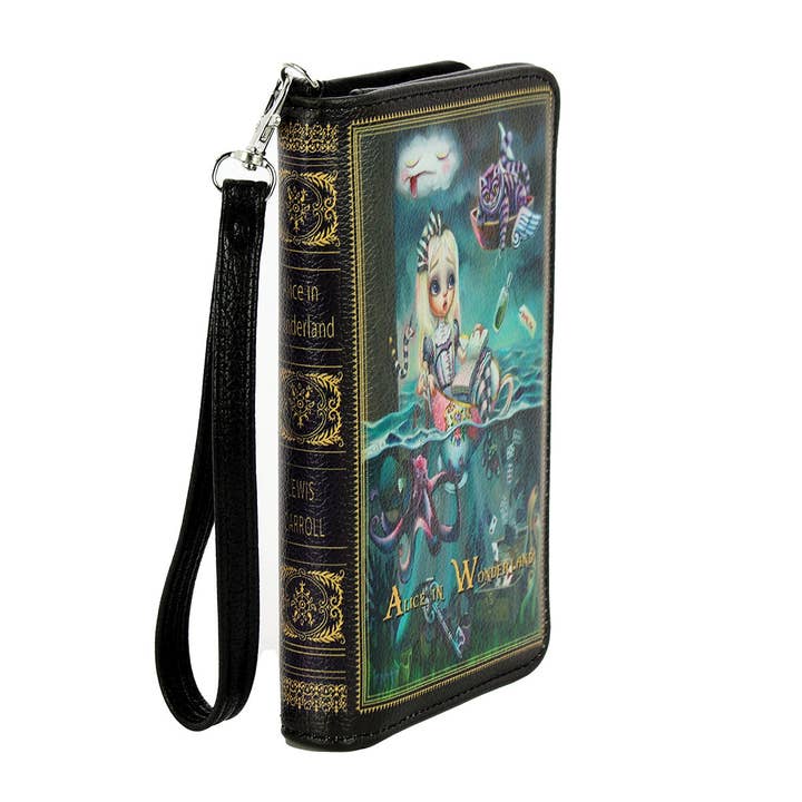 COMECO INC - Wholesale Wallet - Women's - Teary Alice in Wonderland Wallet in Vinyl