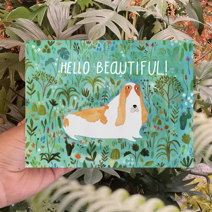 The Esme Shop – Cartão de saudação diária por atacado – Olá lindo cartão1