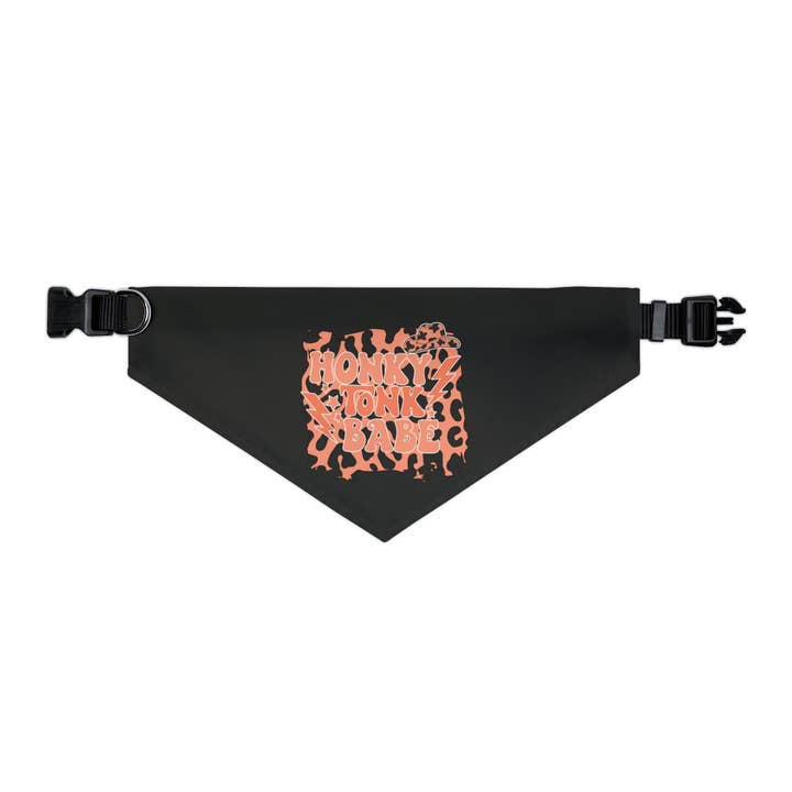 The Sterling Gypsy - Vente Bandana – chien - Collier Bandana pour Animaux Honky Tonk Babe | Accessoire pour Chien de Ferme | Écharpe Amusante pour Chien | Écharpe Western pour Chien | Écharpe Cowgirl pour Chien