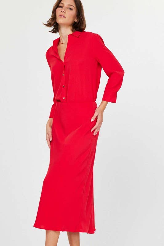 Current Air - Wholesale Skirt - Women's - Slip Maxi Skirt1