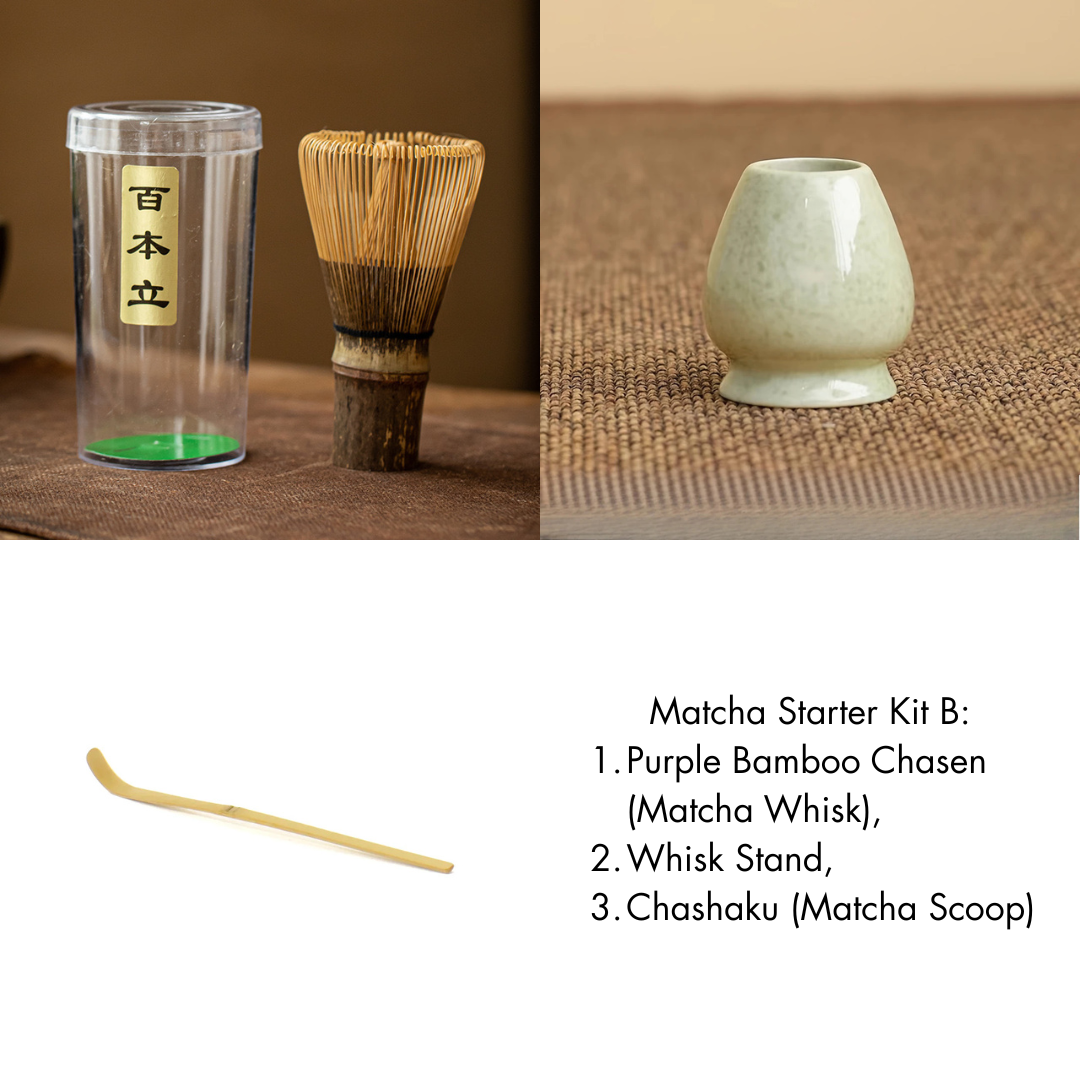 brut tea - Wholesale Whisk - Matcha Starter Kit: Bamboo Whisk + Whisk Stand + Match Scoop1