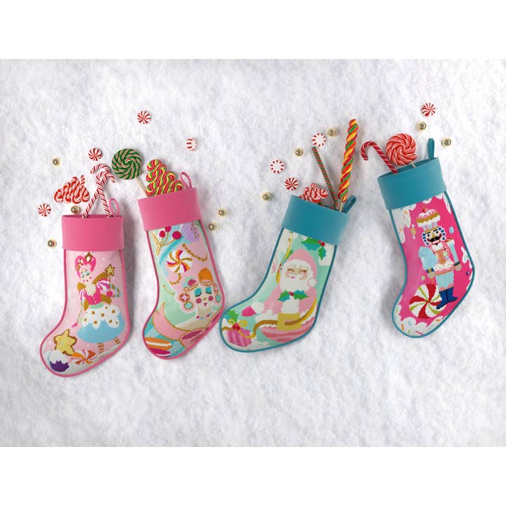 Peking Handicraft - Wholesale Holiday Stocking - Marie Sweet Embroidered Stocking