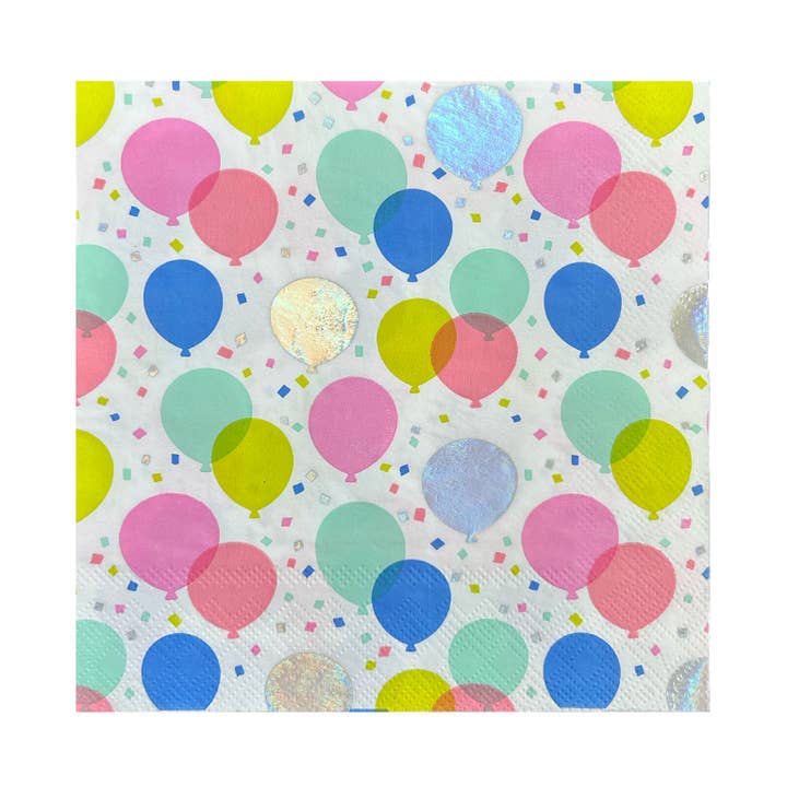 It's A Birthday Balloon Large Napkins for wholesale by Jollity & Co. + Daydream Society
