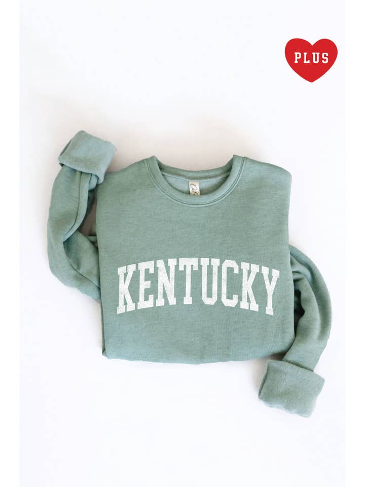 OAT COLLECTIVE - Vendita all'ingrosso Felpa stampata - Donna - Felpa con grafica KENTUCKY Plus10