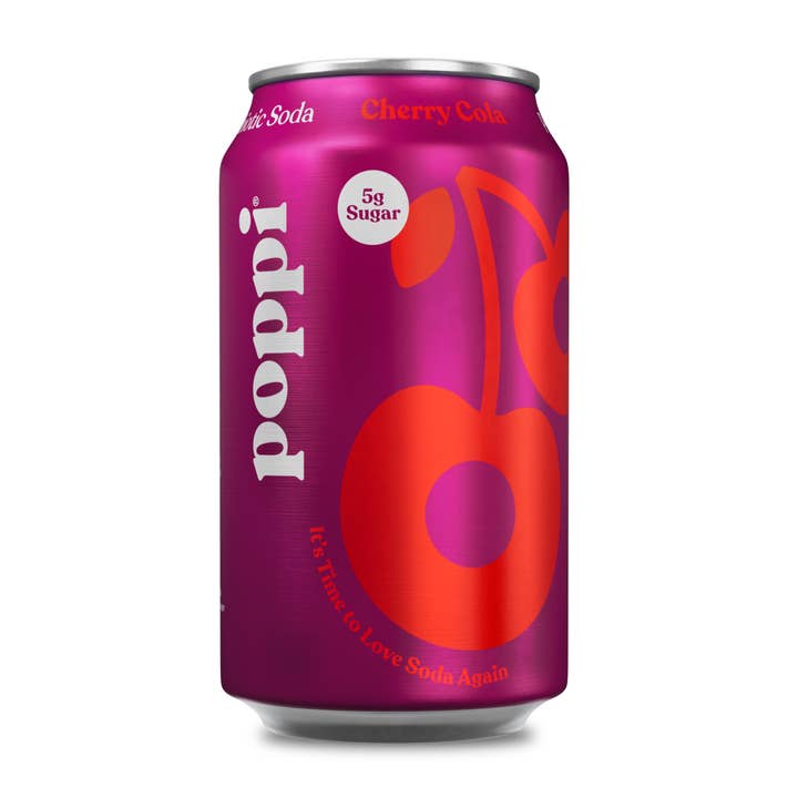 poppi - Wholesale Soda/Carbonated Drink - poppi Prebiotic Soda, Cherry Cola, 12oz