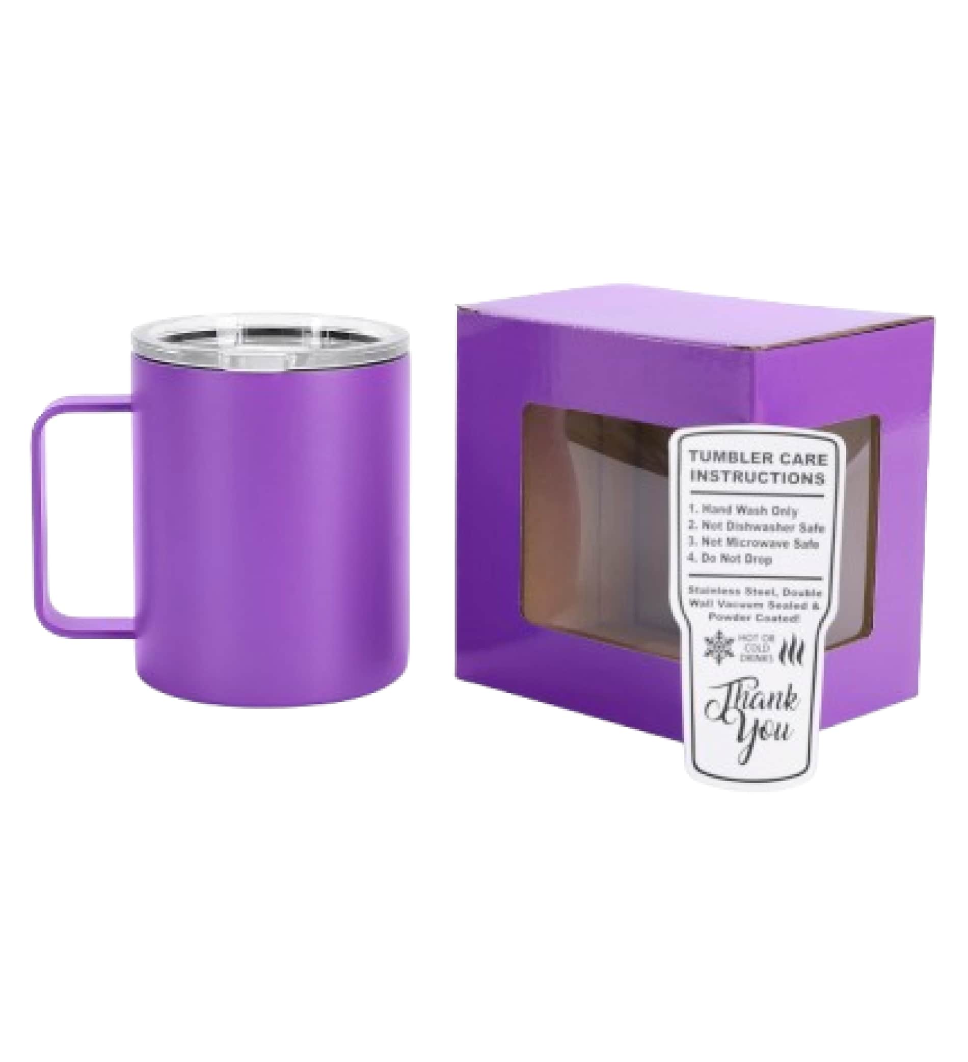 MakerFlo – copos e garrafas térmicas por atacado – Caneca Camper com Revestimento em Pó 12 oz para Gravação a Laser MakerFlo13