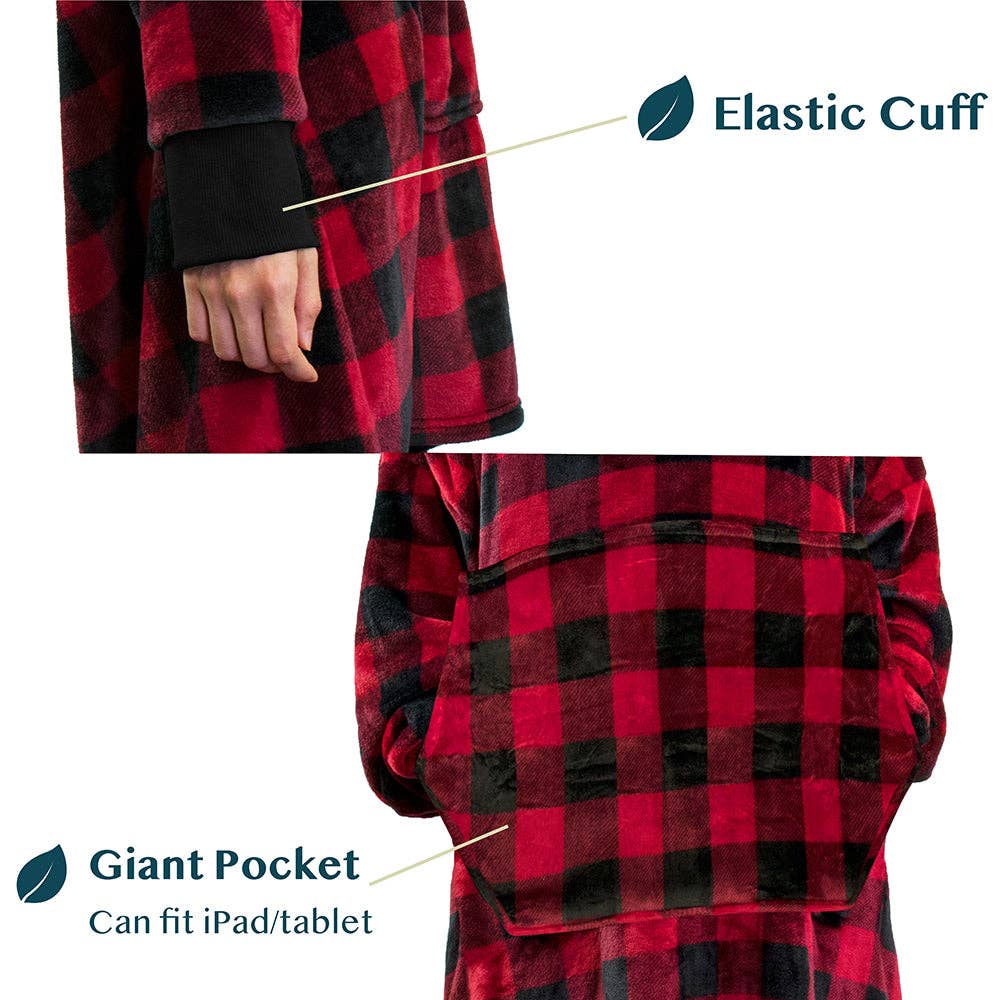 Pavilia - Wholesale Throw Blanket - Oversized Wearable Hoodie Blanket28