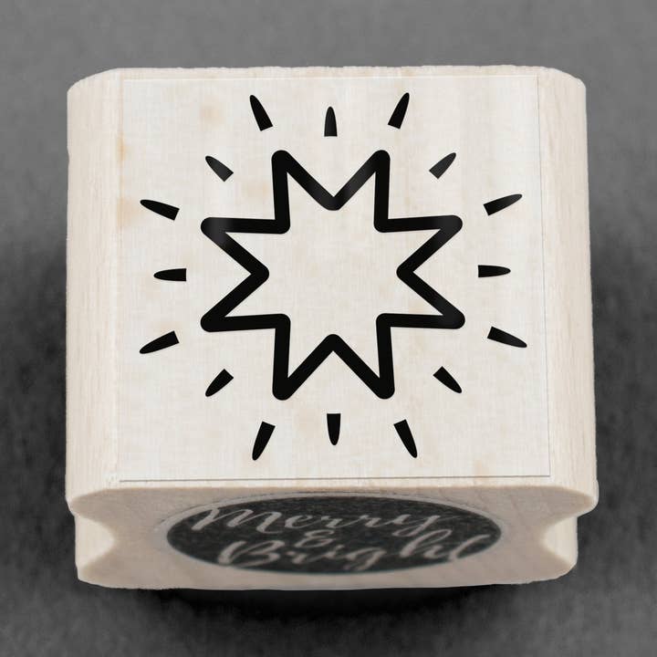 Tampon Étoile 20 x 20 mm pour la vente par Merry and Bright