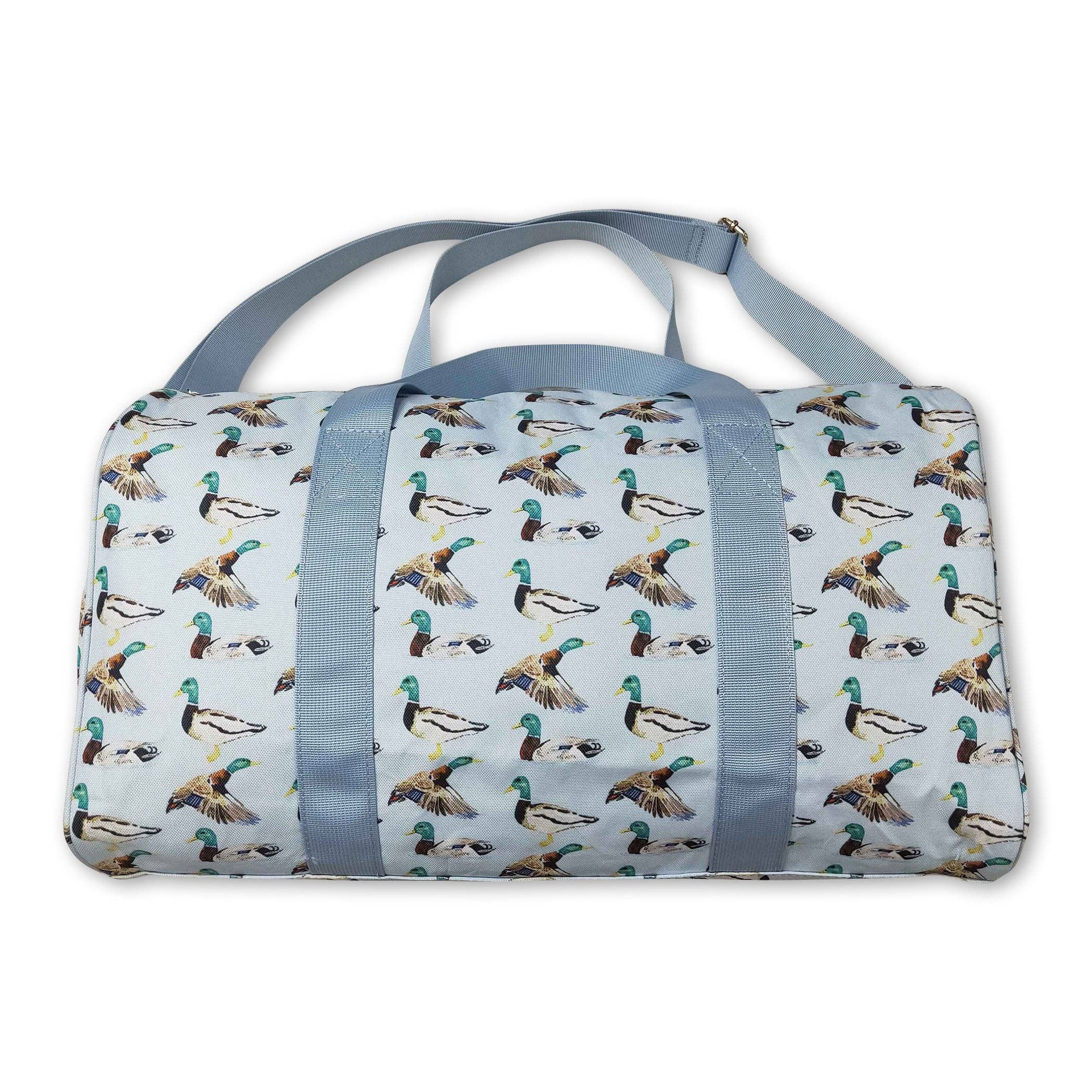 Yawoo Garments - Wholesale Weekender Bag - Kids - Stripe strap duck travel duffel bag0