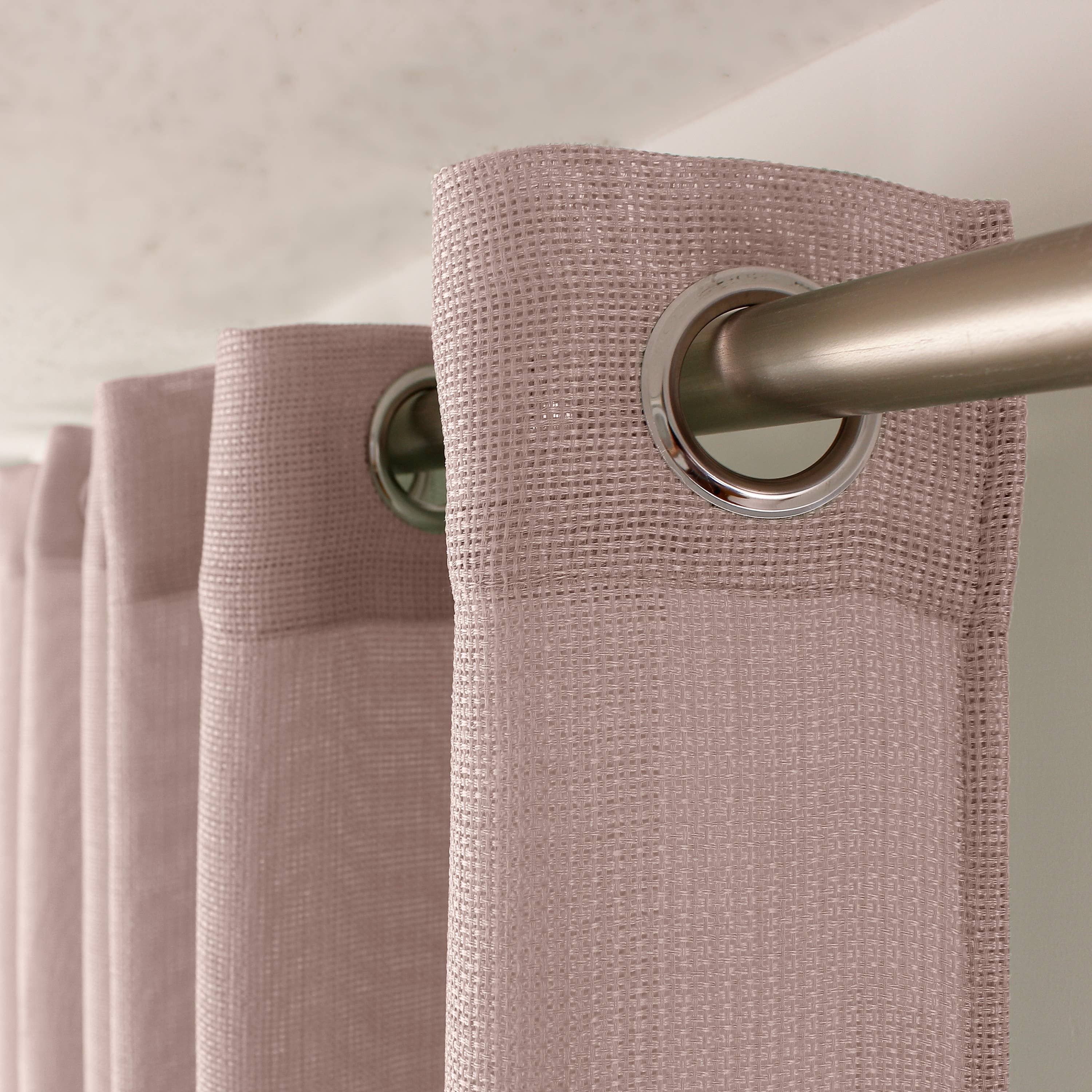 DECOSTARS - CmaDECO - Vente Rideaux - Voilage ajouré avec Œillets, 140x240cm, Collection JELLY6