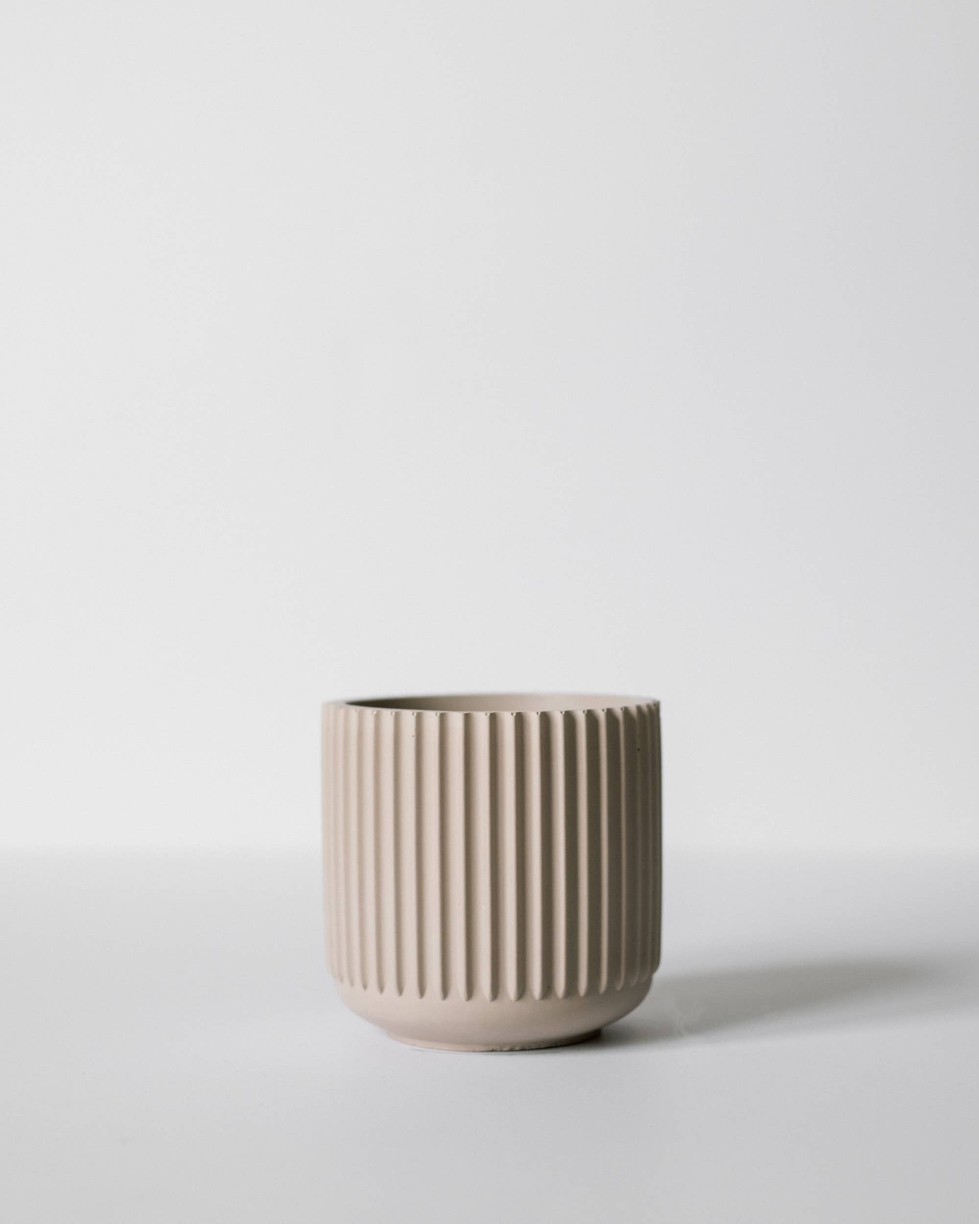 Concrete Days - Wholesale Vase - Short Ridged Vase1