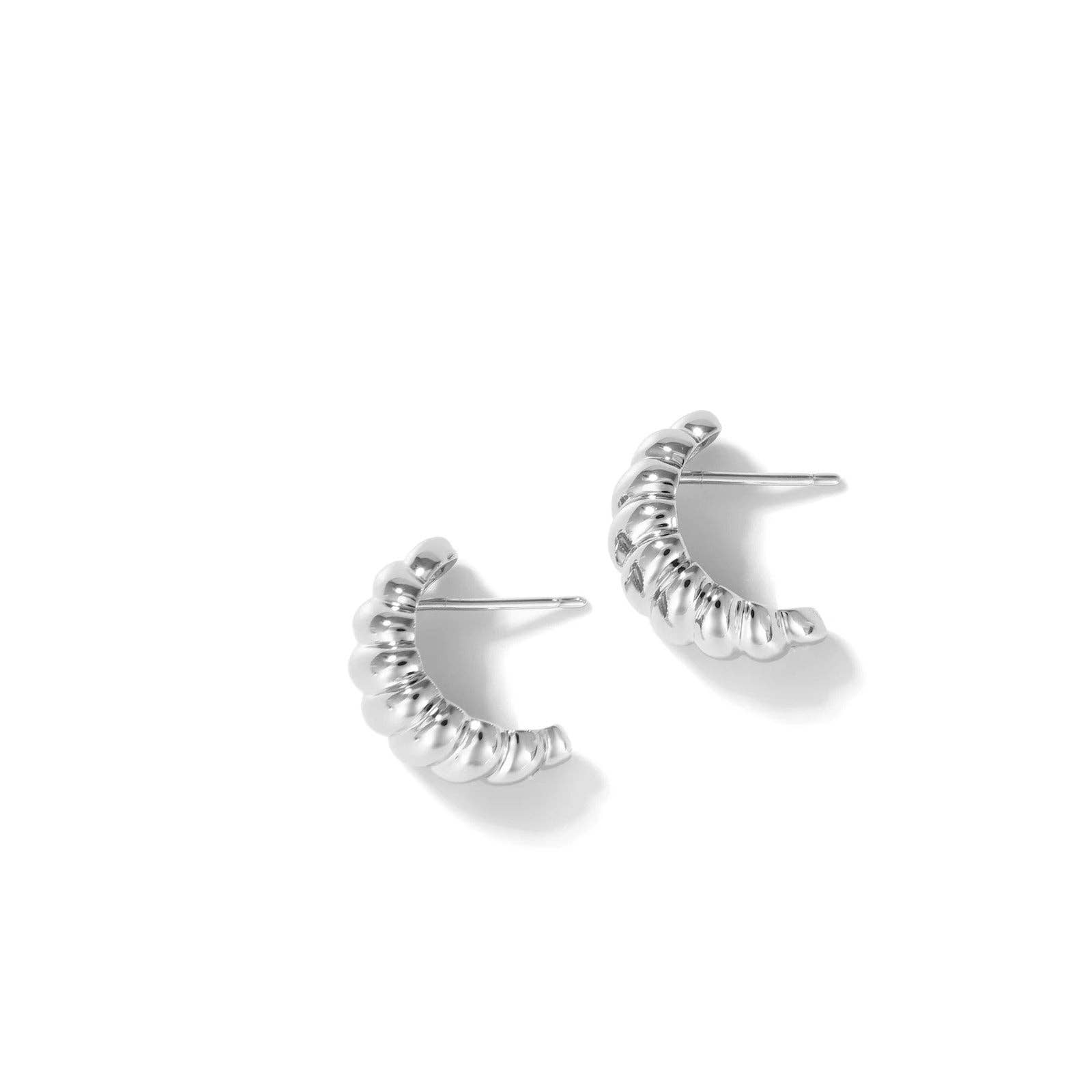 Silver Linings Collection - Wholesale Hoop Earrings - Callie Earring - Silver3