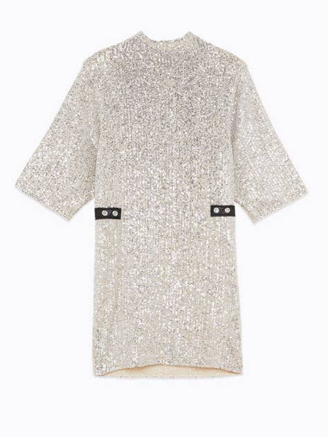 Robe à sequins all-over de Patrizia Pepe pour la vente par Affaire de Femmes