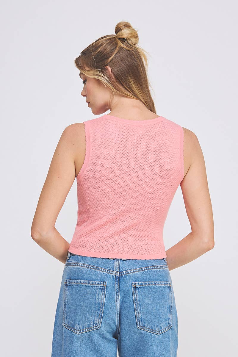 Allie Rose - Wholesale Tank Top - Women's - Soft Fine Gauge Delicate Pointell Tank10