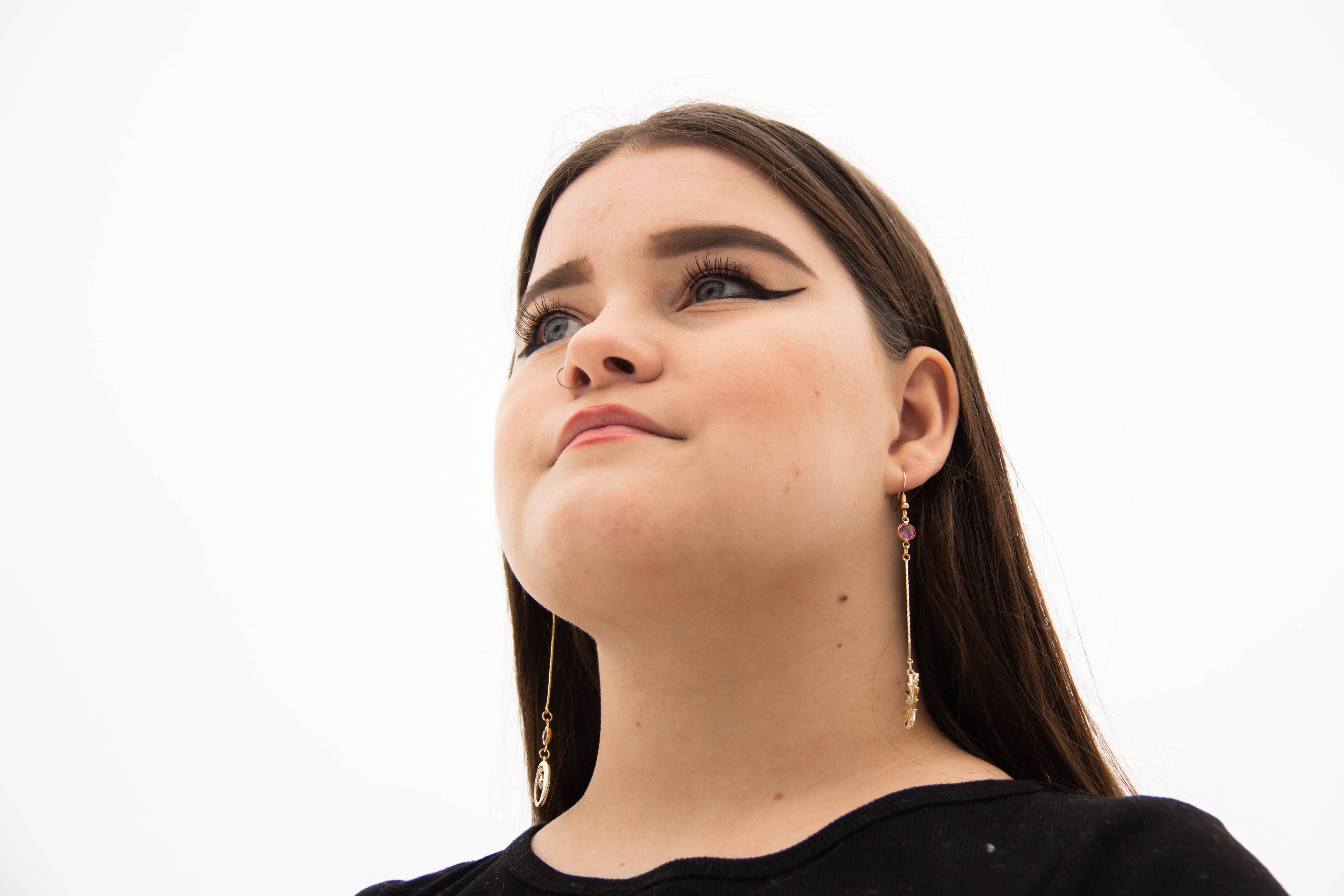 XTRA by Stacey - Wholesale Dangle Earrings - The Sun and Moon Earring - 12 Birthstone Options9