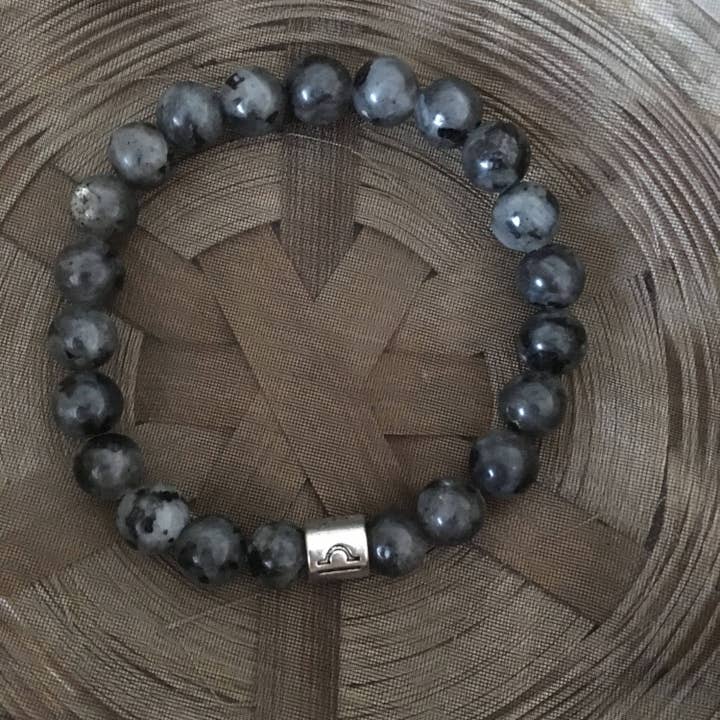 Roshni Desai & Things - Vendita all'ingrosso Bracciale con perline - Bracciale segno zodiacale Labradorite Bilancia