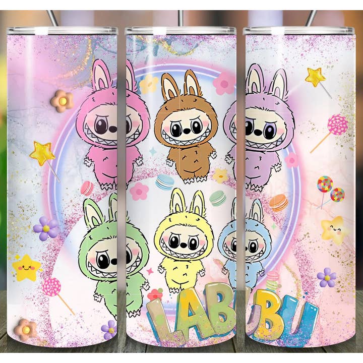 Labubu tumbler for wholesale by Creations by Trudy