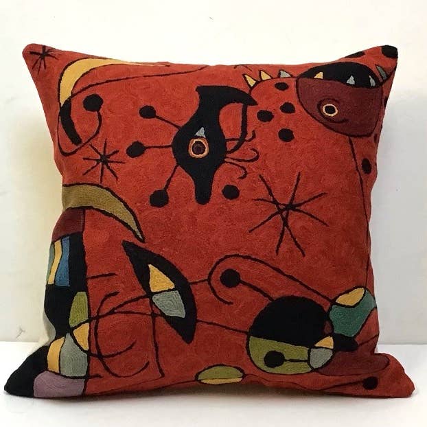 Pillow Chainstitch 18" Miro #9R and other Purchase Wholesale miro. Free Returns & Net 60 Terms on Faire trending on Faire.
