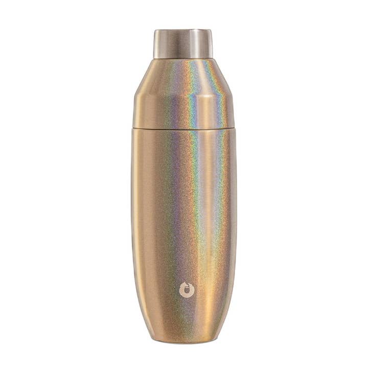 Stainless Steel Cocktail Shaker, Shimmer Gold for wholesale by Snowfox