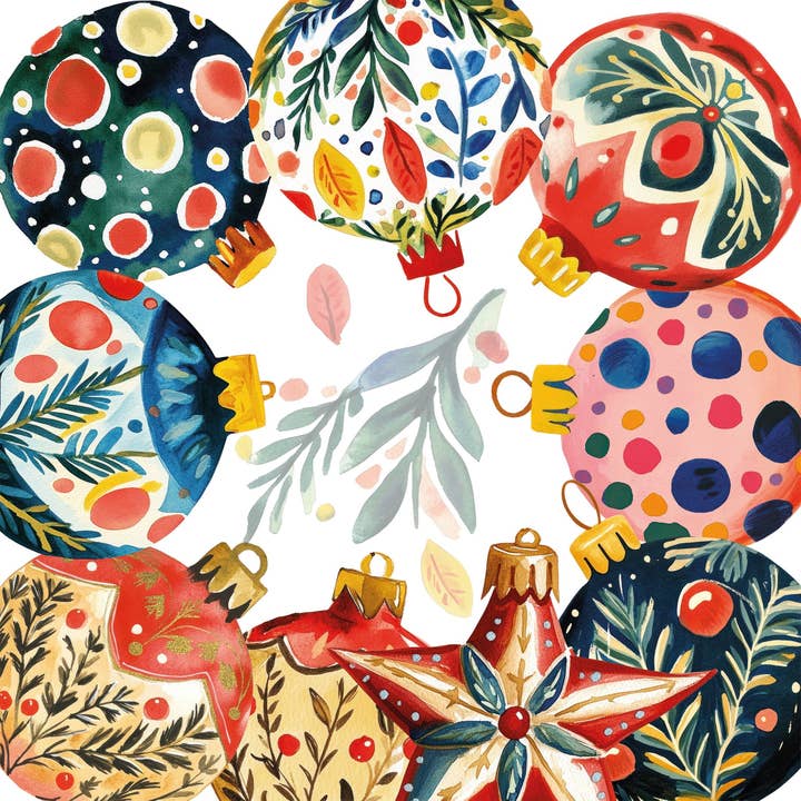 Linen Tablecloth "Magic Xmas", 100% Made in Italy for wholesale by The Napking