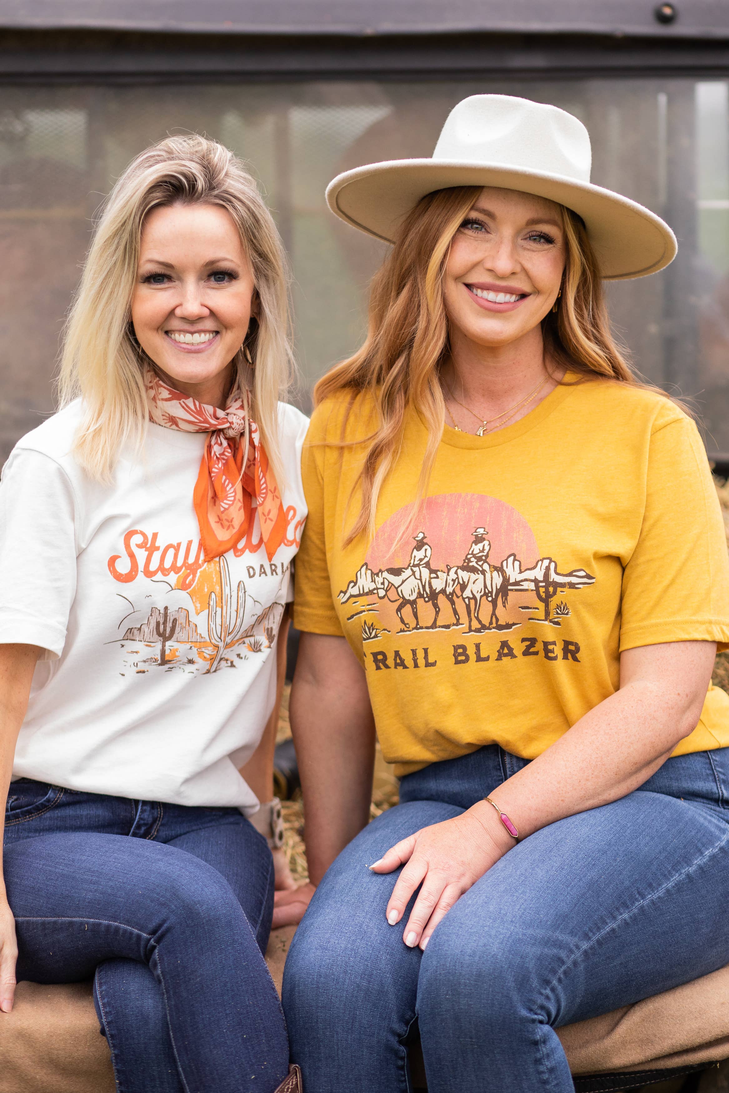 SOUTHERN FRIED DESIGN BARN - Wholesale Screen Printed T-Shirt - Women's - Stay Wild Darlin' Shirt2