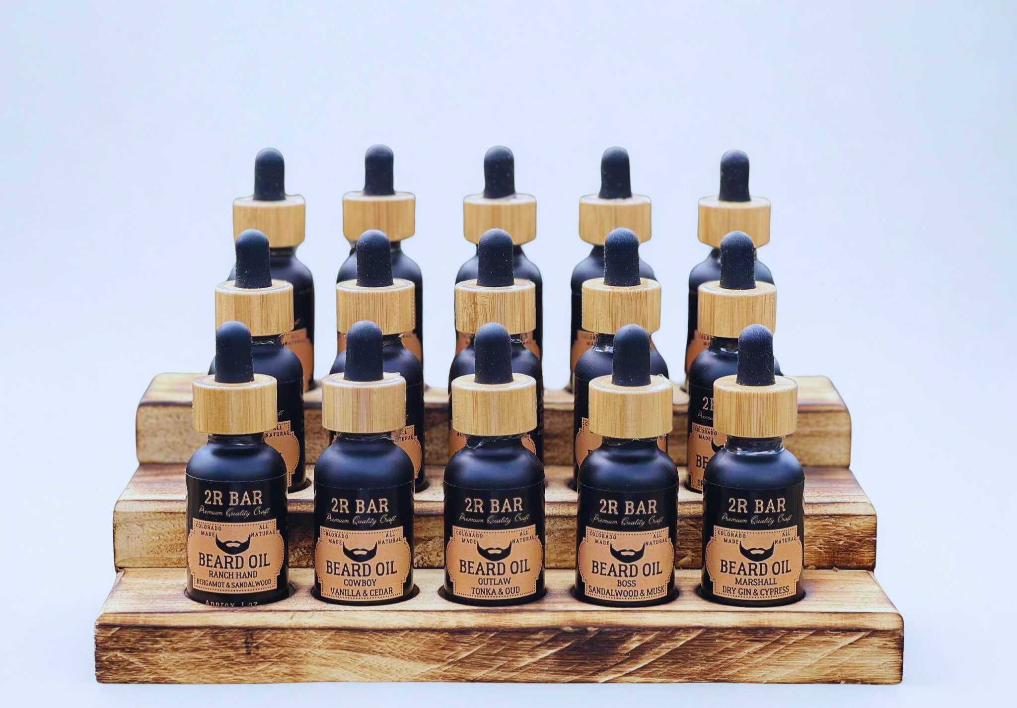 2R BAR - Wholesale Beard Styling Product - Colorado Dude Line Beard Oil – Mixed Case (6 Blends)1