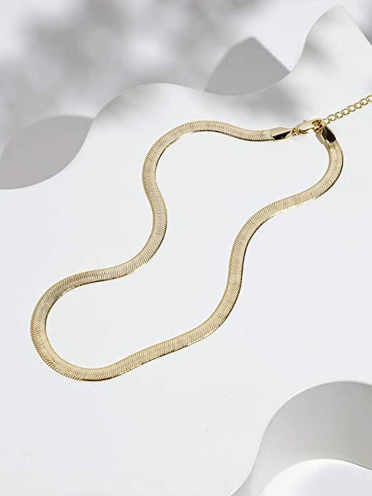 14k Gold Snake Chain Necklace for wholesale by MRKD for Life