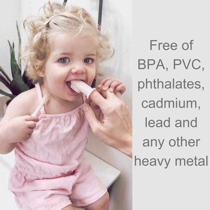 Ali+Oli - Wholesale Toothbrush - Kids & Baby - Baby Finger Toothbrush & Tongue Cleaner Oral Set 3m+ (Ivory)4