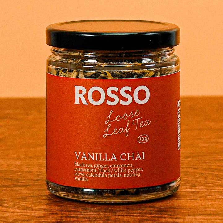 Vanilla Chai Organic / Loose Leaf Tea for wholesale by Rosso Coffee Roasters