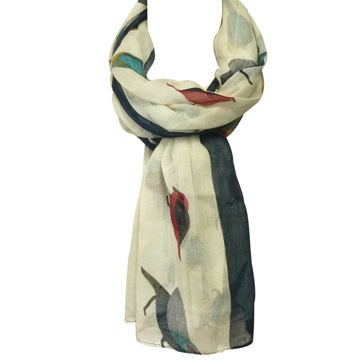 Wrapables.com - Wholesale Scarf - Women's - Wrapables Soft Viscose Bird Print Multi-Style Scarf28