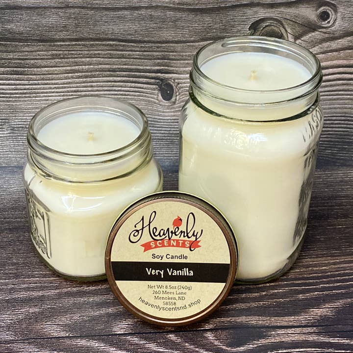 Bougie de soja très vanille pour la vente par Heavenly Scents LLC