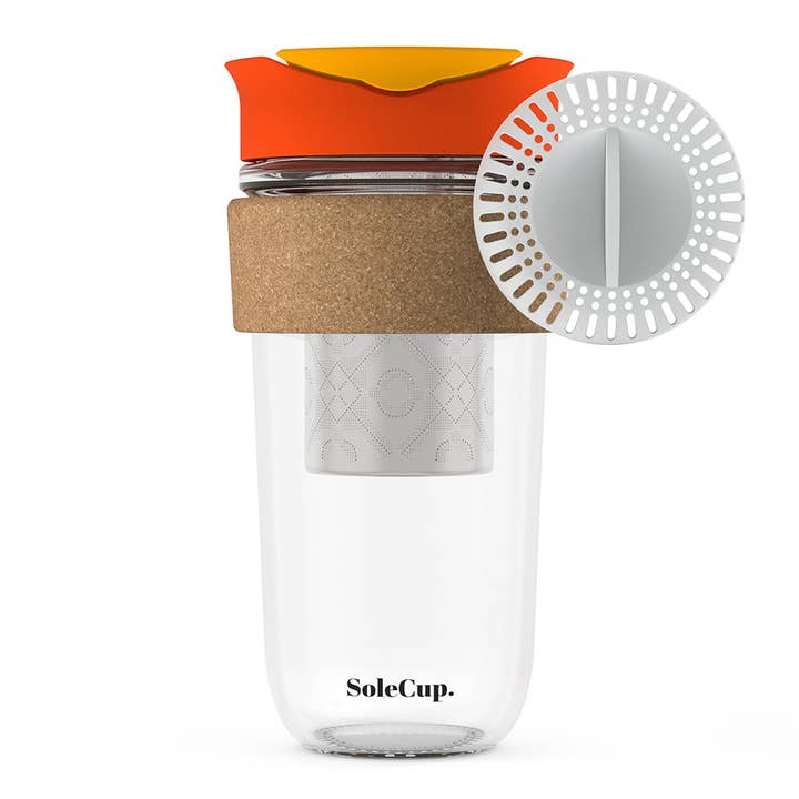 SoleCup Large Travel Mug - Full Pack - 18oz Cork for wholesale by SoleCup