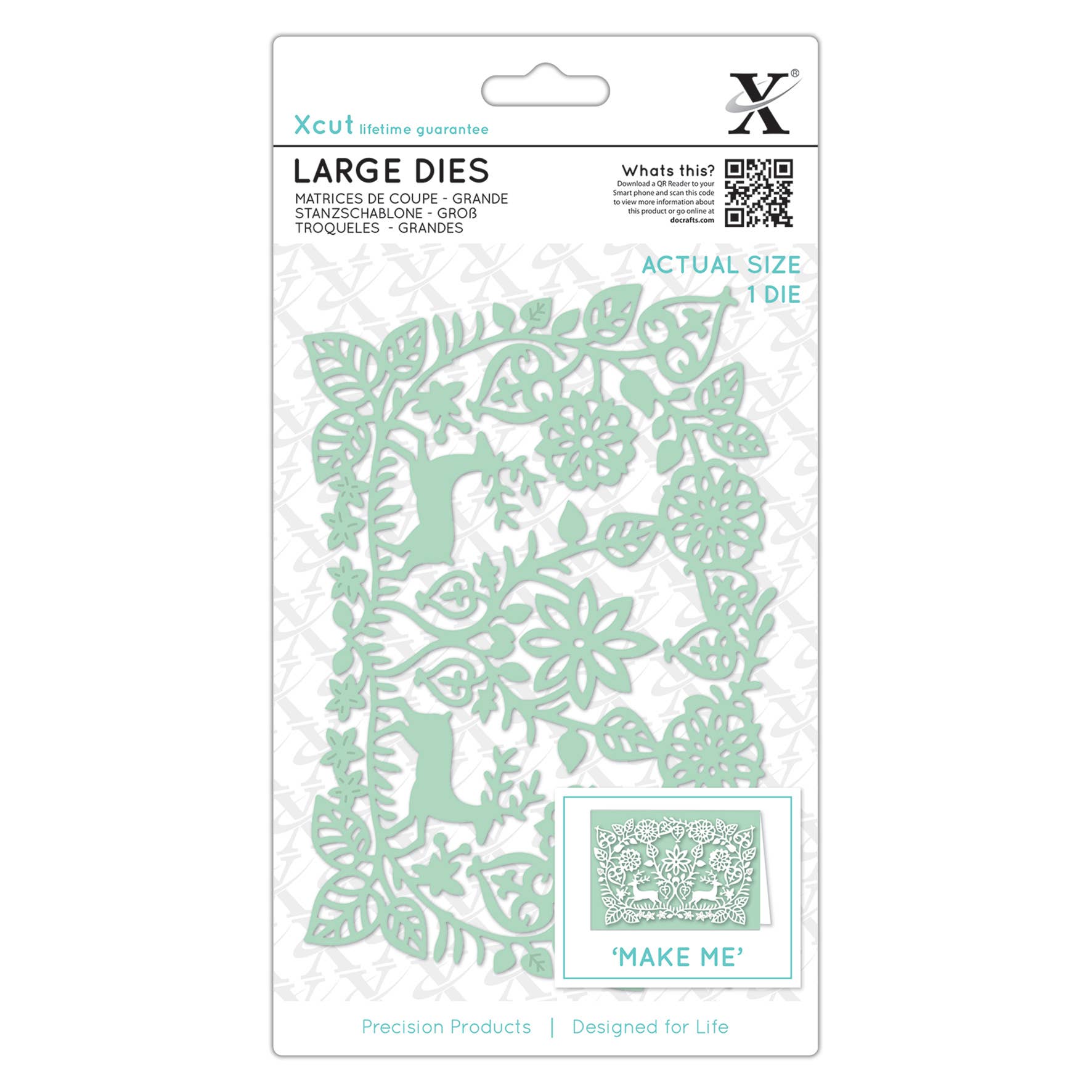 West Design Products - Wholesale Craft Supplies - Xcut Large Dies Folk Forest, Carbon Steel, Art & Craft0