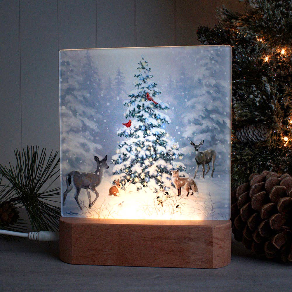 Glow Decor - Wholesale Night Light - Woodland Christmas LED Nightlight1