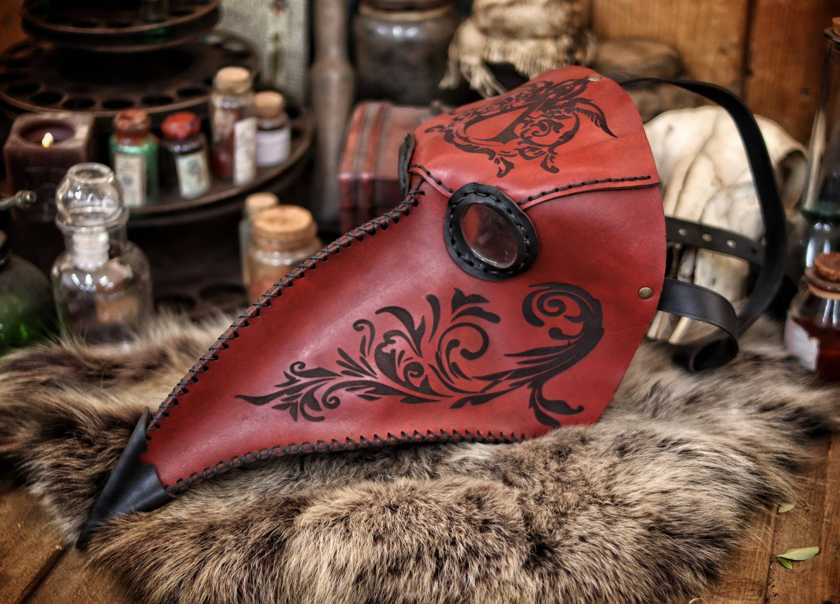 Outcast Props - Vente Déguisement – unisexe - Masque de médecin de la peste décoré Assassin's Creed9