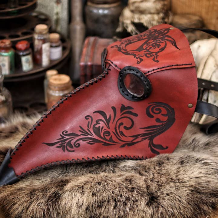 Outcast Props - Vente Déguisement – unisexe - Masque de médecin de la peste décoré Assassin's Creed9