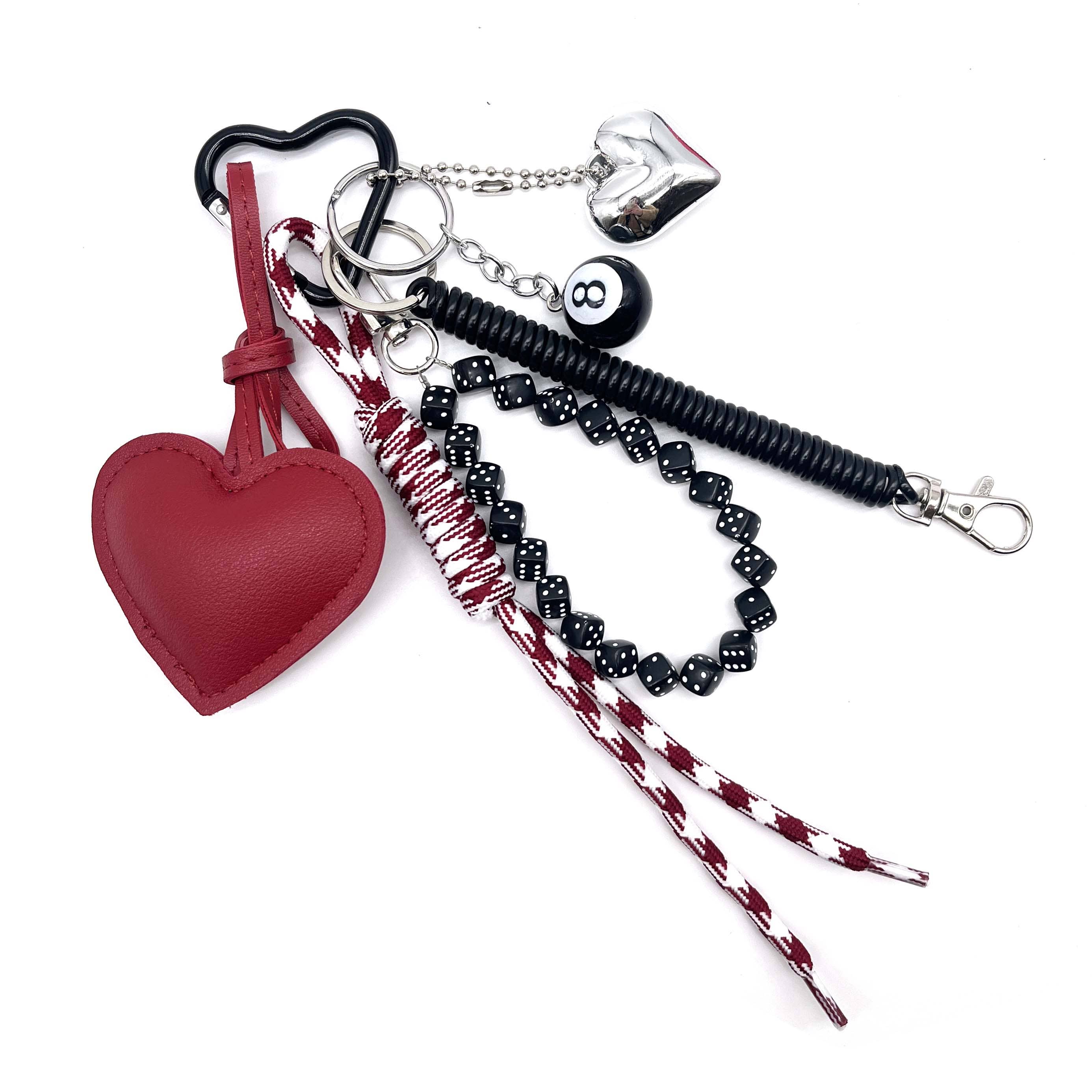 Vimoda - Vente Accessoire de sac – femme - Bijou de sac - Bag Charm - COEUR4