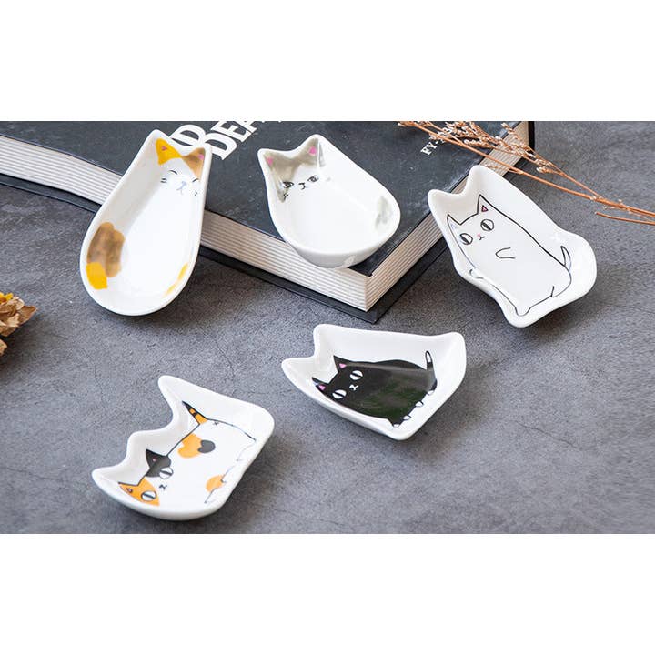 Gohobi (We cover U.S. import duties) – wholesale Decorative plate/dish/bowl – Gohobi Cat Sauce Plate5